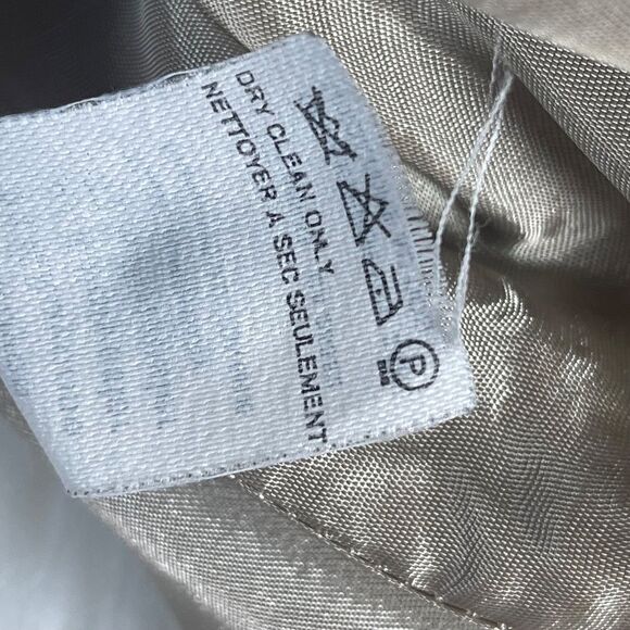 Theo Miles Beige Vintage Single Button Blazer Sz 12 - Picture 5 of 6